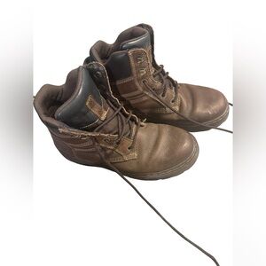 Dr. Martens Gabion Leather Dark Brown Leather Boots